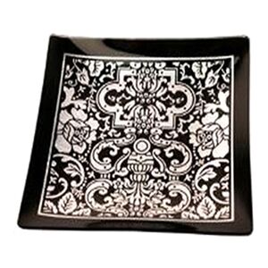 La Perla Square Dinner Plate Gold 12 x 12inch La Perla Square Dinner Plate Gold 12 x 12inch